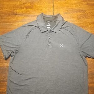 Hurley Men's Dark Gray Polo Shirt
